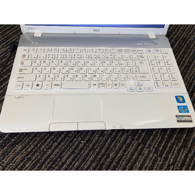 NEC(エヌイーシー)のノートパソコン　NEC LS550　◆ジャンク品◆ スマホ/家電/カメラのPC/タブレット(ノートPC)の商品写真