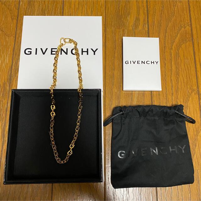 公式サイト購入証拠写真有り★givenchy Gリンクネックレス