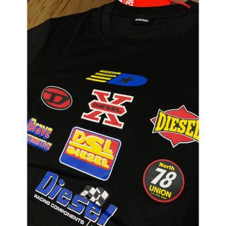 ディーゼル(DIESEL)のDIESEL  新品未使用　Mサイズ　Tシャツ　カットソー　半袖　黒　ディーゼル(Tシャツ/カットソー(半袖/袖なし))