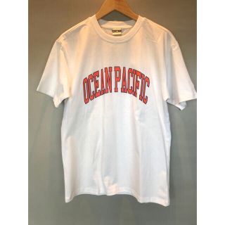 オーシャンパシフィック(OCEAN PACIFIC)のTシャツ メンズ オーシャンパシフィック OP ホワイト Lサイズ(Tシャツ/カットソー(半袖/袖なし))