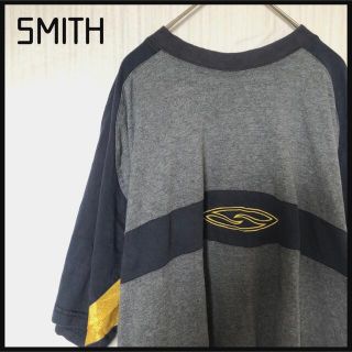 スミス(SMITH)のスミス半袖Tシャツワンポイントロゴセンターロゴラグランアメリカ古着(Tシャツ/カットソー(半袖/袖なし))