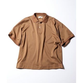 ジエダ(Jieda)のJieDa PIQUE POLO SHIRT BROWN 1(ポロシャツ)