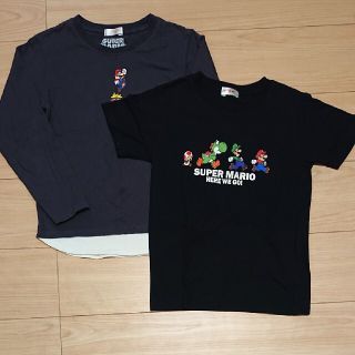 バンダイ(BANDAI)の男の子 140 スーパーマリオ Tシャツ まとめ売り(Tシャツ/カットソー)