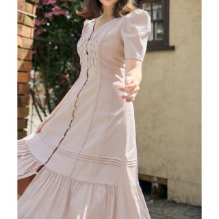 Time After Time Scalloped Dress(ロングワンピース/マキシワンピース)