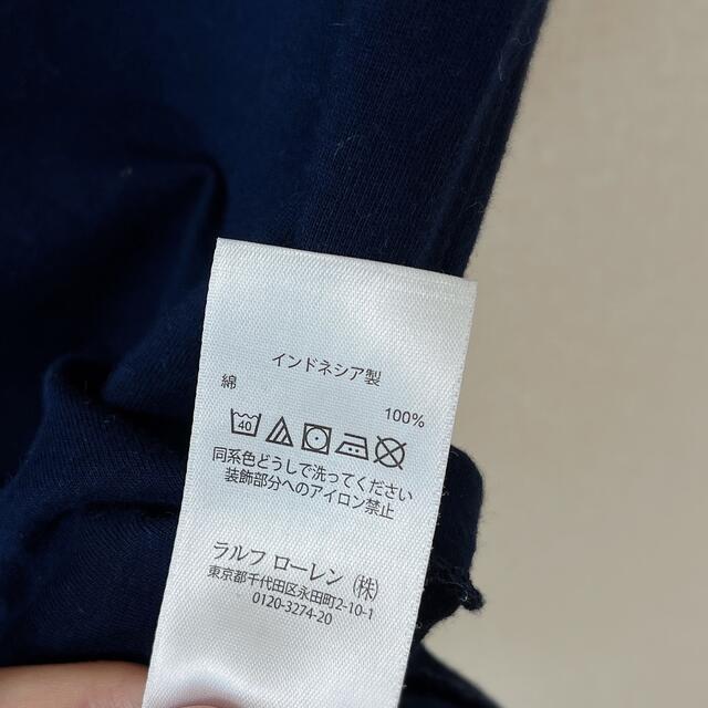 POLO RALPH LAUREN(ポロラルフローレン)のラルフローレン　ナンバリングビックポニーTシャツ　ネイビー レディースのトップス(Tシャツ(半袖/袖なし))の商品写真