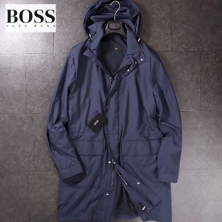 ヒューゴボス(HUGO BOSS)の2-WD027　ヒューゴボス　新品タグ付きパッカブルレインコート(モッズコート)