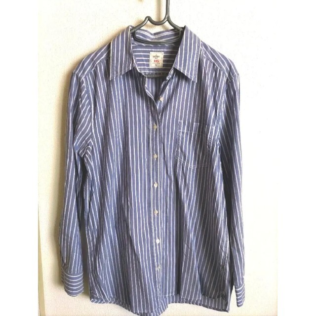 GAP(ギャップ)のGAP ボーイフレンドシャツ ストライプ レディースのトップス(シャツ/ブラウス(長袖/七分))の商品写真