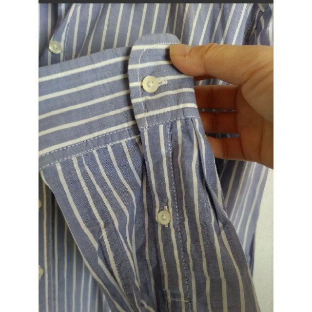 GAP(ギャップ)のGAP ボーイフレンドシャツ ストライプ レディースのトップス(シャツ/ブラウス(長袖/七分))の商品写真