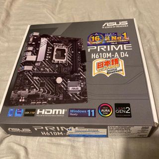 エイスース(ASUS)のASUS PRIME H610M-A D4 マザーボード(PCパーツ)