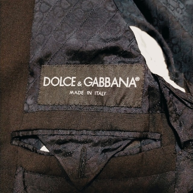 DOLCE&GABBANA - 美品 DOLCE&GABBANA テーラードジャケット ブラック