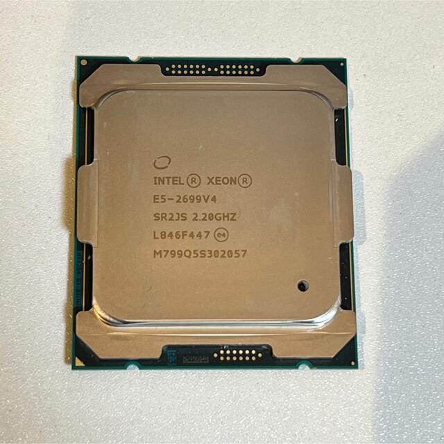 PCパーツ【動作未確認ジャンク】インテル Xeon  E5-2699 v4