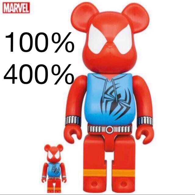 BE@RBRICK SCARLET SPIDER 100％ & 400％