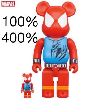 ベアブリック(BE@RBRICK)のBE@RBRICK SCARLET SPIDER 100％ & 400％(アメコミ)