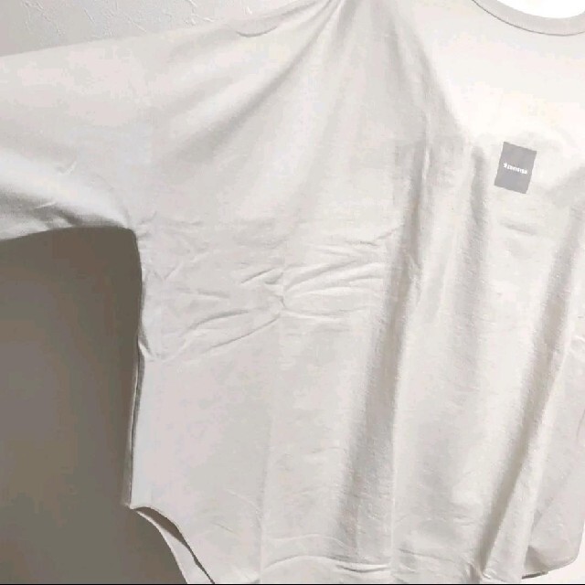 CONVERSE(コンバース)のコンバース　ロンT　長袖　Tシャツ　グレー　リバーシブル　ドルマンスリーブ レディースのトップス(Tシャツ(長袖/七分))の商品写真