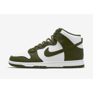 ナイキ(NIKE)のNIKE DUNK HIGH Championship khaki 29cm(スニーカー)