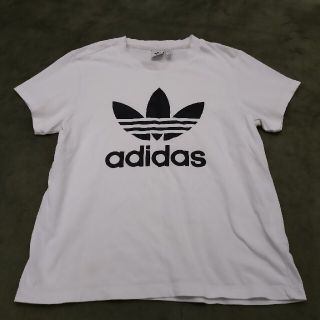 アディダス(adidas)のadidas　アディダス　ロゴTシャツ　Lサイズ(Tシャツ/カットソー(半袖/袖なし))