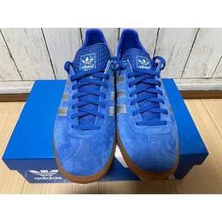 未使用 送料込 adidas TORINO 青/シルバー