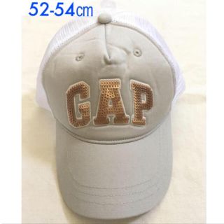 ギャップキッズ(GAP Kids)の『新品』GapKids 女の子向 ロゴキャップ 52-54㎝(帽子)