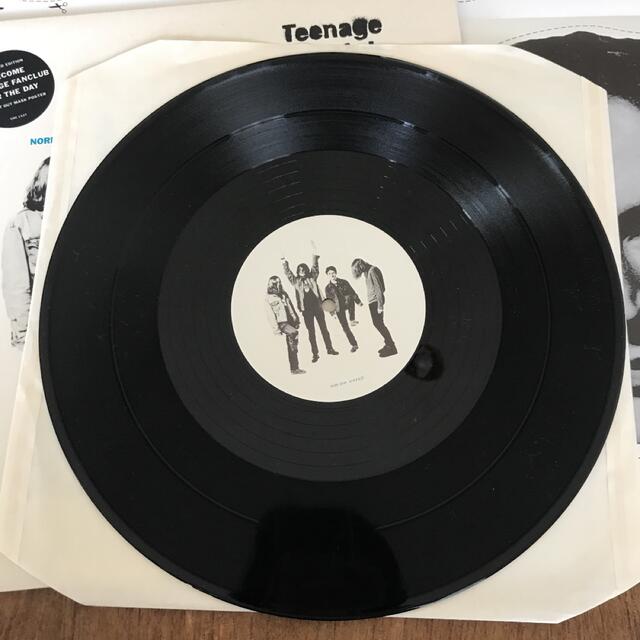 超レア　直筆サイン入り　Teenage Fanclubレコード&付録お面付き