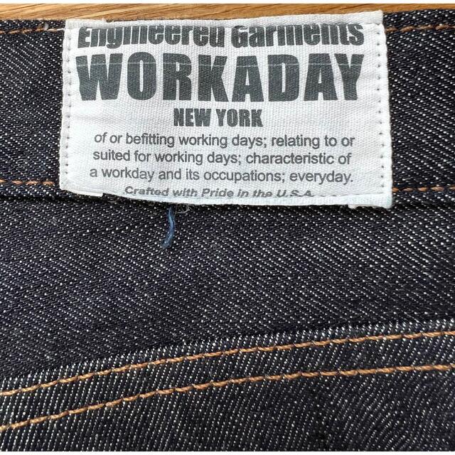 のデッドス Engineered Garments - EG workaday type 5 Jeans 13oz クリスマスファッション EG workaday type 5 Jeans 13oz cone denim デニム/ジーンズ