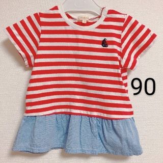 ハッシュアッシュ(HusHush)の90 女の子 3枚おまとめ トップス Tシャツ カットソー(Tシャツ/カットソー)