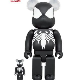 ベアブリック(BE@RBRICK)のSPIDER-MAN BLACK COSTUME 100％ & 400％(その他)