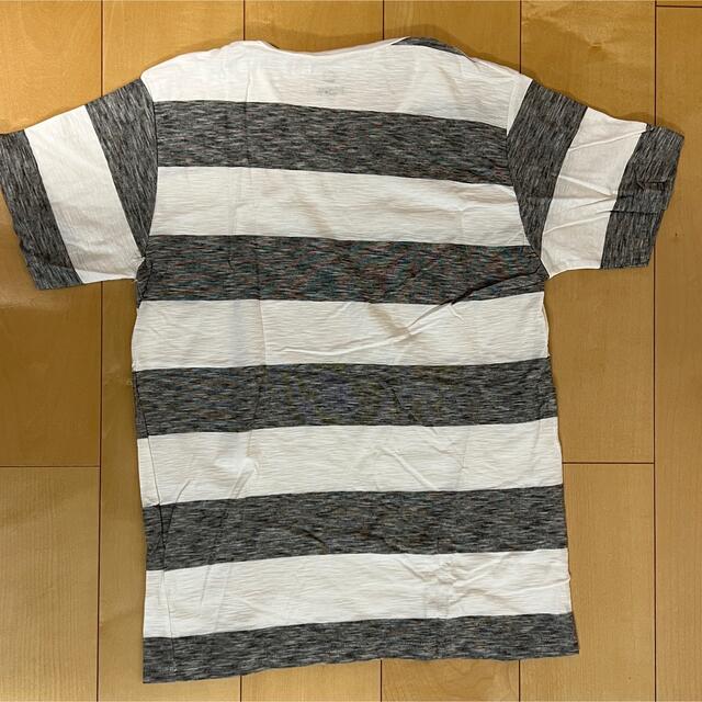 しまむら(シマムラ)のTシャツ　２枚セット　ボーダー メンズのトップス(Tシャツ/カットソー(半袖/袖なし))の商品写真