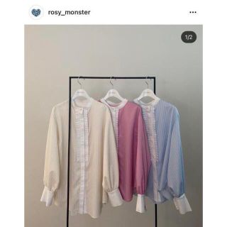 チェスティ(Chesty)のはるさん専用rosymonsterストライプシャツMチュニック丈(シャツ/ブラウス(長袖/七分))