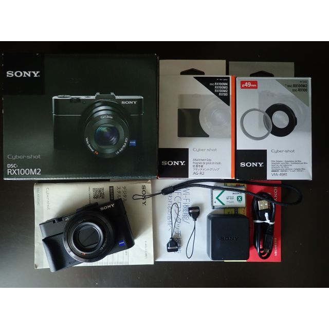 極美品　SONY ソニー DSC-RX100m6　純正グリップ　付属品付