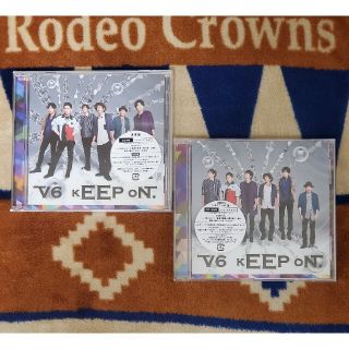 ブイシックス(V6)のV6  kEEP oN. 通常盤+初回限定kEEP oN.盤 2枚 まとめて(ポップス/ロック(邦楽))