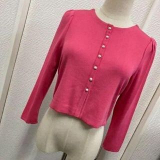 フォクシー ピンク シフォン カーディガン www.browhenna.it