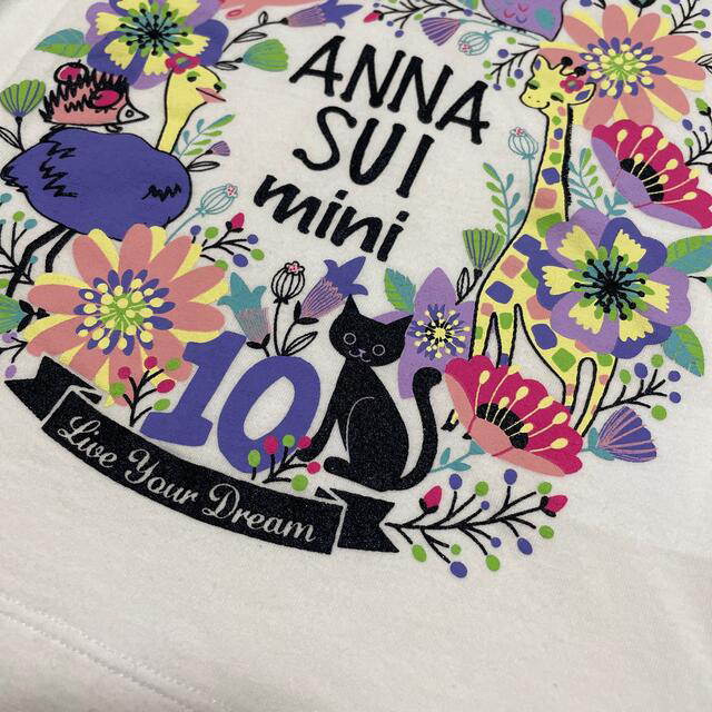 ANNA SUI mini(アナスイミニ)のアナスイミニ　ANNA SUI   ロンT  トップス　90 長袖 キッズ/ベビー/マタニティのキッズ服女の子用(90cm~)(Tシャツ/カットソー)の商品写真