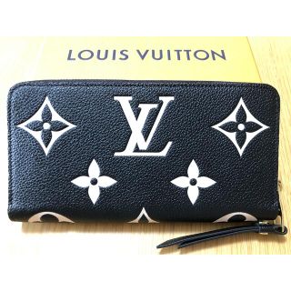 ルイヴィトン(LOUIS VUITTON)のジッピー☆アンプラント☆バイカラーモノグラム☆ブラックベージュ☆新品未使用☆(財布)