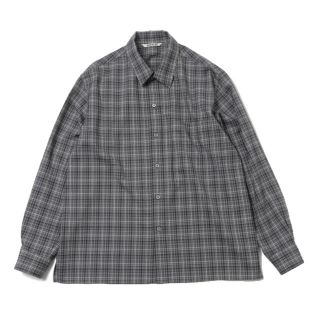 オーラリー(AURALEE)のWASHABLE SUPER LIGHT WOOL CHECK SHIRTS(シャツ)