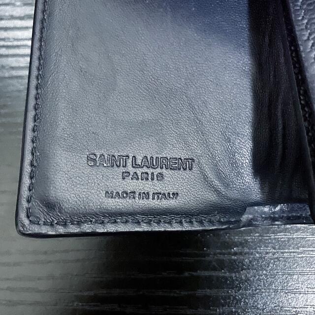 Saint Laurent サンローランパリ タイニーウォレット 三つ折り財布 2