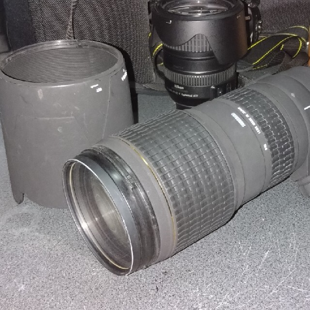 【ジャンク品】SIGMA 100-300mm F4 APO EX HSM スマホ/家電/カメラのカメラ(レンズ(ズーム))の商品写真