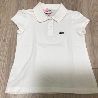 ラコステ(LACOSTE)の♪小学校お受験に♪  ラコステ キッズ (6a) ポロシャツ 白(ブラウス)