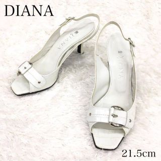 DAIANA クロコダイル型押し　ゴールド金具　ハイヒール　パンプス