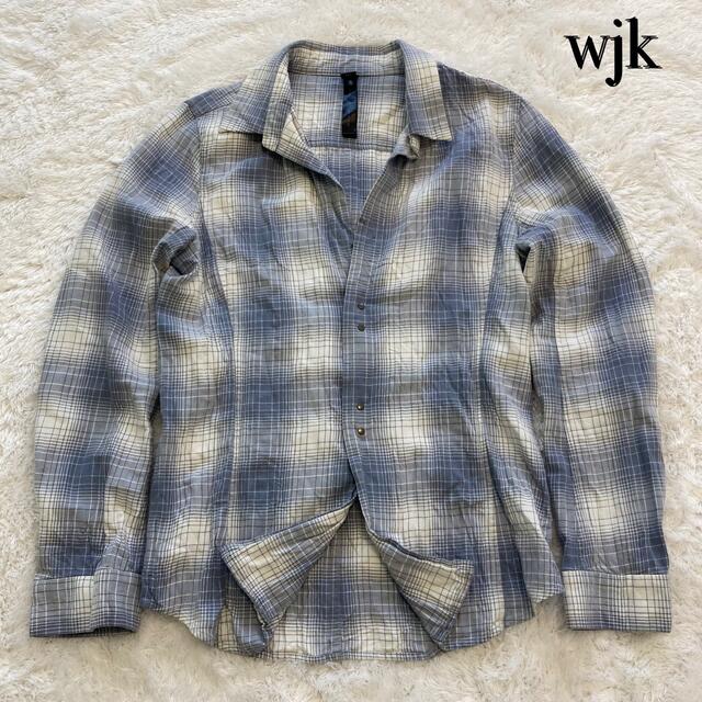 wjk(ダブルジェーケー)の【即完売品】 WJK ダブルジェイケイ ホックシャツ フック チェックシャツ メンズのトップス(シャツ)の商品写真