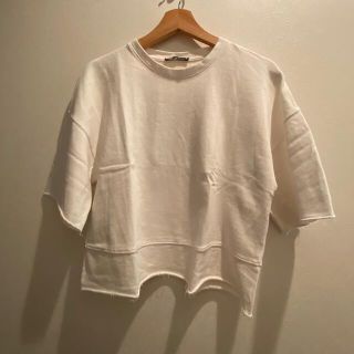 ZARA ホワイト シャツ(Tシャツ(半袖/袖なし))