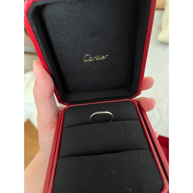 Cartier(カルティエ)の最終値下げ BALLERINE WEDDING BAND プラチナリング レディースのアクセサリー(リング(指輪))の商品写真