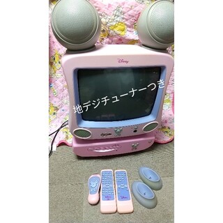 ミッキー型 ブラウン管テレビ ディズニー プリンセス DVDプレイヤー CD(テレビ)