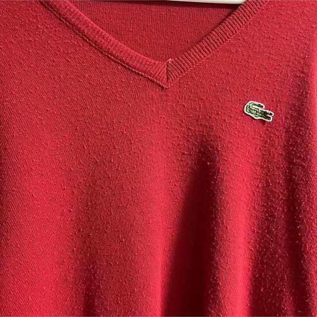 LACOSTE(ラコステ)のラコステ LACOSTE Vネック ニット レディースのトップス(ニット/セーター)の商品写真