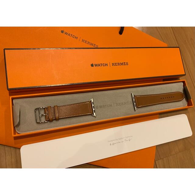 未使用 HERMES エルメス Apple Watch レザーベルト ゴールド