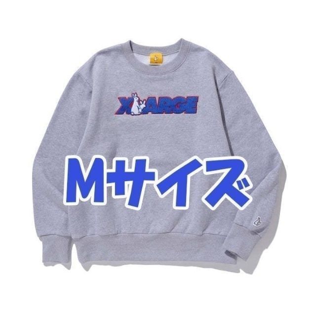 XLARGE(エクストララージ)のMサイズ FR2 XLARGE Logo Crew Sweat ASH メンズのトップス(スウェット)の商品写真