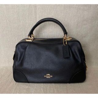 コーチ(COACH)のCOACH ショルダーバッグ ハンドバッグ 黒 ブラック(ハンドバッグ)