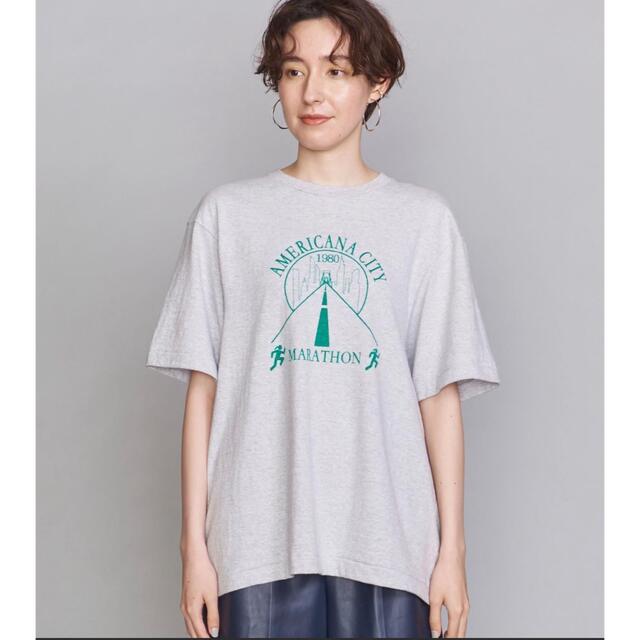 BEAUTY&YOUTH UNITED ARROWS(ビューティアンドユースユナイテッドアローズ)のbeauty&youth Americana別注T レディースのトップス(Tシャツ(半袖/袖なし))の商品写真