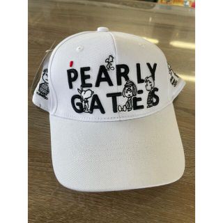 パーリーゲイツ(PEARLY GATES)の新品　バーリーゲイツ　スヌーピー　キャップ　ホワイト(その他)