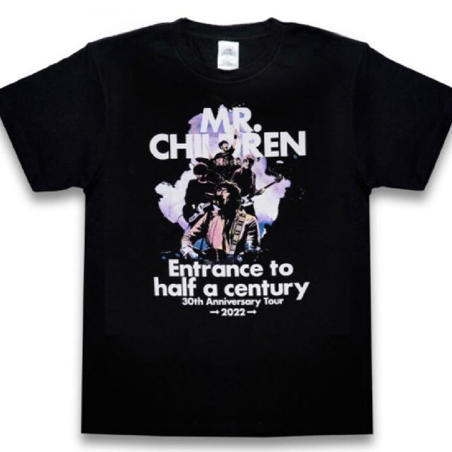 ソフトパープル Mr.Children ミスチル 直筆サイン入りTシャツ
