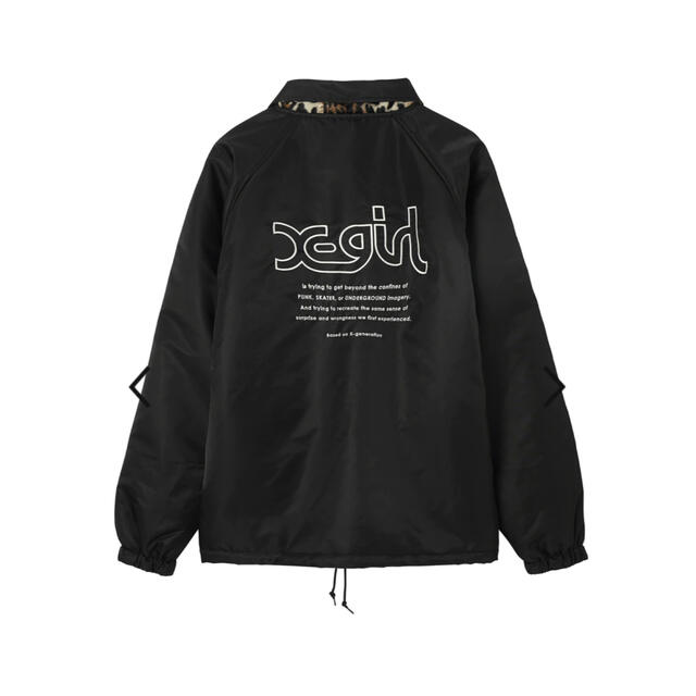 X-girl(エックスガール)のX-girl  LOGO REVERSIBLE COACH JACKET レディースのジャケット/アウター(ナイロンジャケット)の商品写真